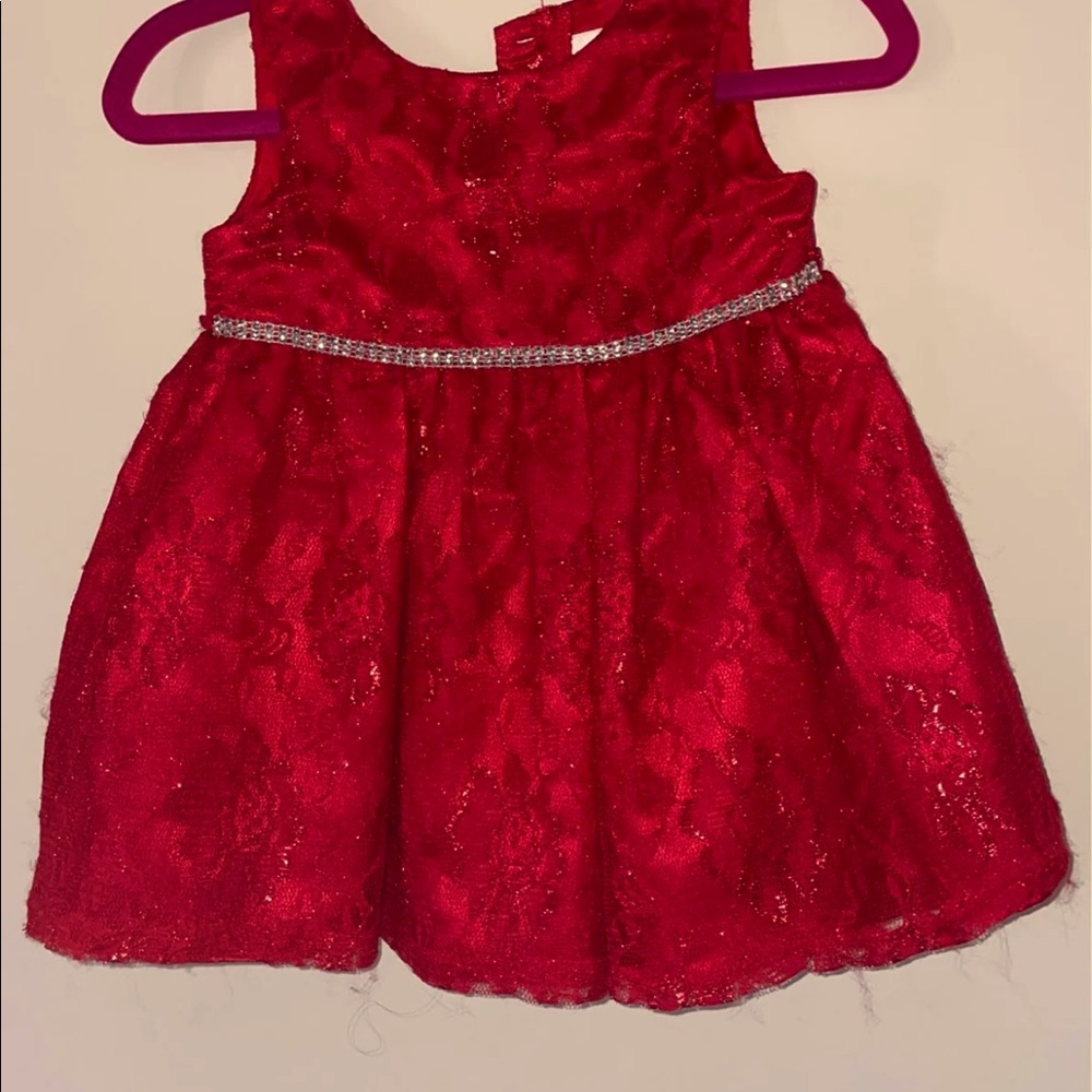 Red formal dress 24 month